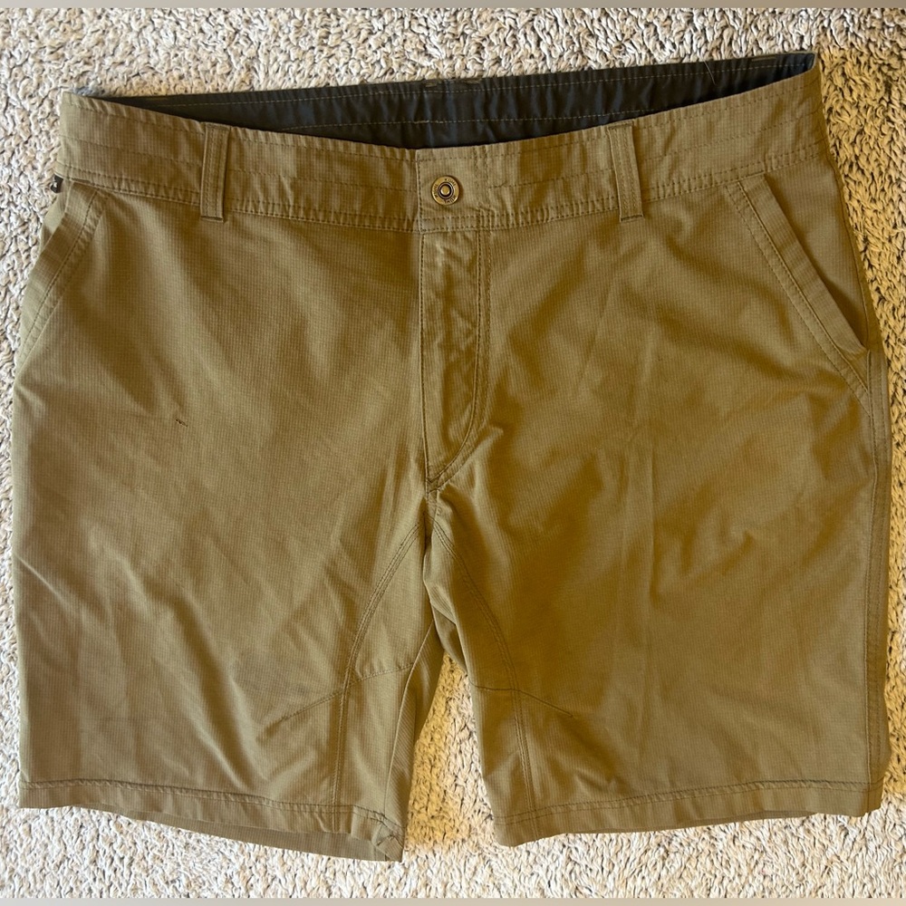 Men's Kuhl Tan Breathable Shorts Sz 38